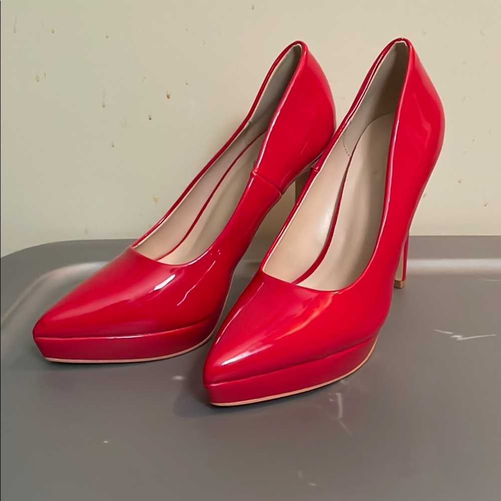 Elegant Red Women's Heels size 10